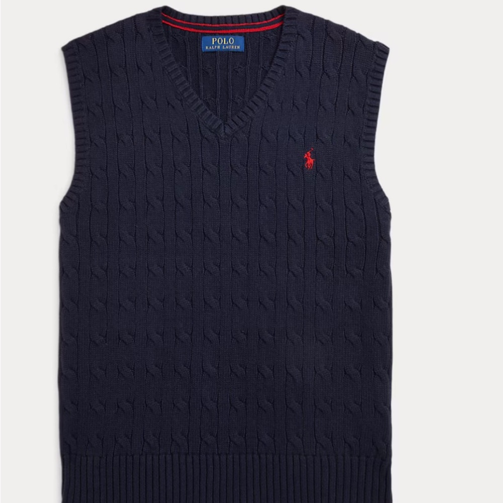 Polo by Ralph Lauren Boy’s Navy Sweater Vest